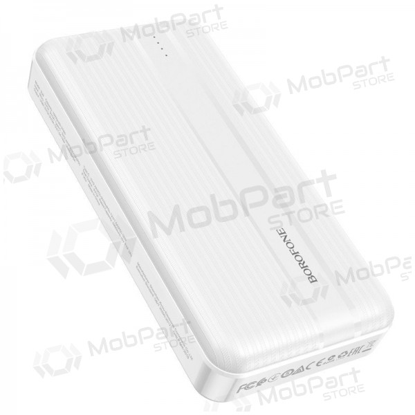 Bateria externa Power Bank Borofone BJ9A Type-C PD+Quick Charge 3.0 (3A) 20000mAh branco Bateria externa Power Bank Borofone BJ9A Type-C PD+Quick Charge 3.0 (3A) 20000mAh branco