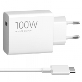 Carregador de telefone Xiaomi Charging Combo BHR095VEU 100 W USB-A com cabo USB-C branco