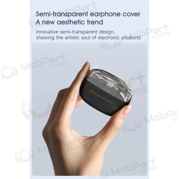 Fones de ouvido sem fio com microfone Dudao U8 Bluetooth USB-C pretos