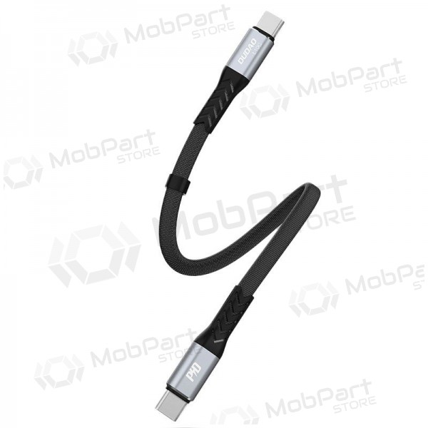 Cabo USB-C Dudao L10C USB-C para USB-C 0.23 m 100 W preto