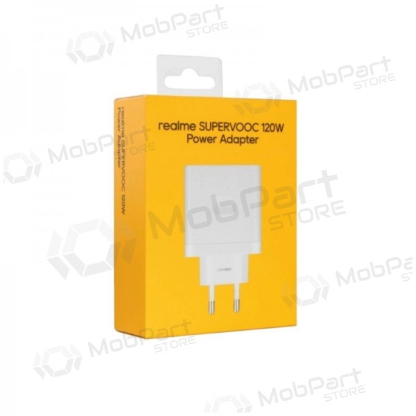 Carregador de telefone Realme VCBBOAEH 120 W SuperVOOC USB-A branco