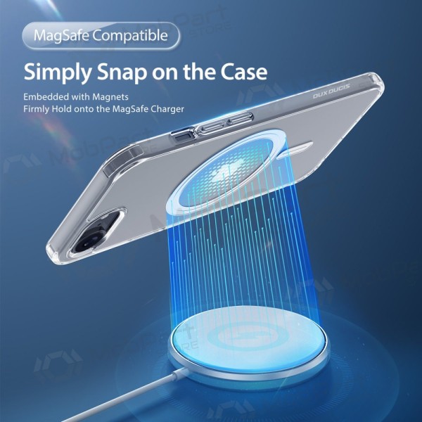 Capa para Apple iPhone 16e, 17e - Dux Ducis Clin Magsafe (transparente)