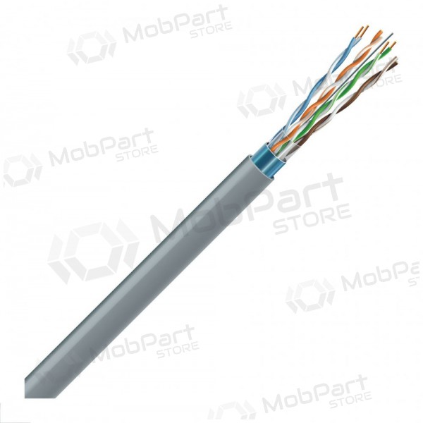 Cabo de rede LAN ECG FTP 6 (interno, blindado, PVC, 305m, Eca, 24 AWG/0.54mm)