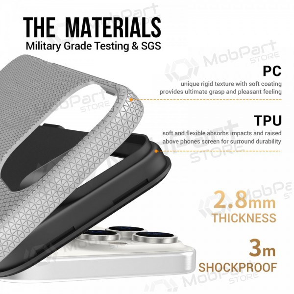 Apple iPhone 16 Pro Max capa „Perfectionists“ (prata)