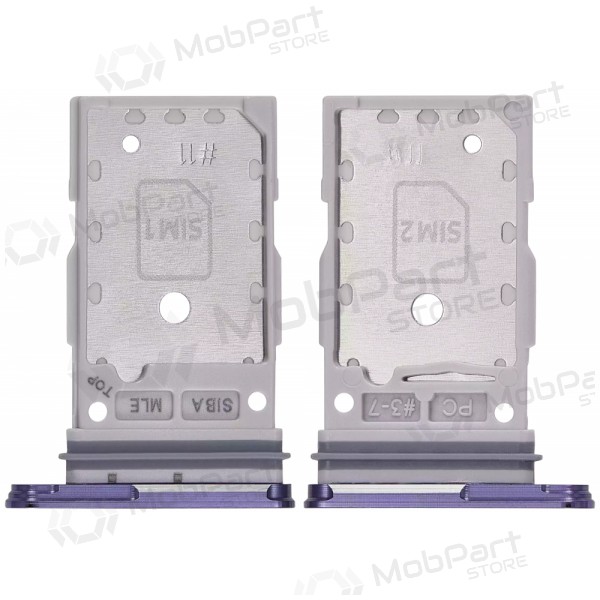 Suporte de cartão SIM Samsung Galaxy S24, S24+ (violeta) (original)
