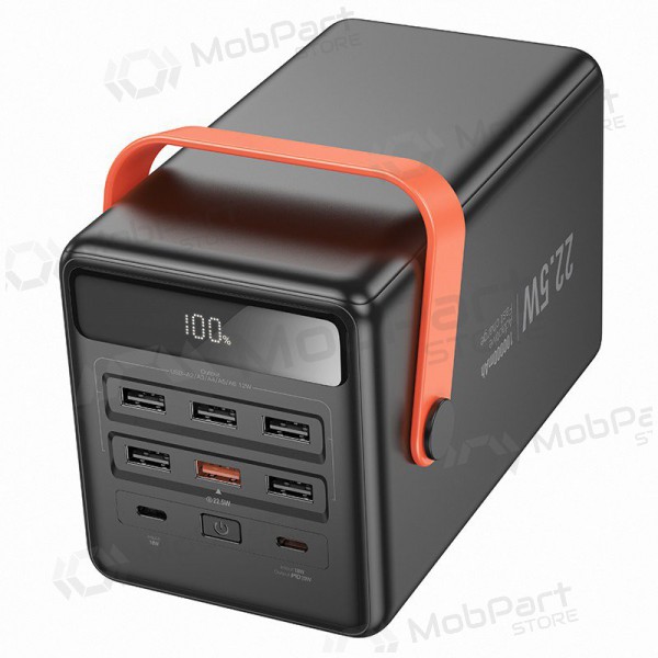 Bateria externa Power Bank Hoco J142 22.5W+PD20W 100000mAh preto