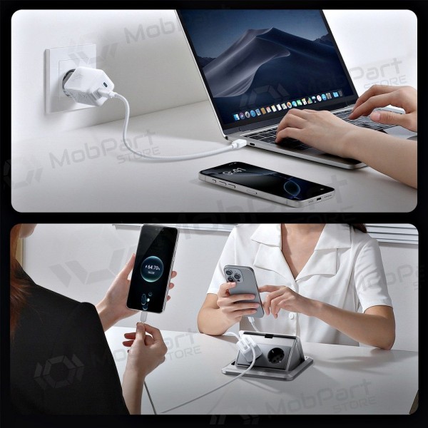 Carregador Joyroom JR-TCL05 45W 2xUSB-C branco