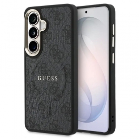 Capa Samsung Galaxy S26 - Guess PU Leather 4G Gold Frame Magnetic