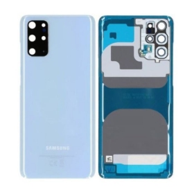Samsung G985 / G986 Galaxy S20 Plus tampa traseira da bateria (Cloud Blue) (usado grade B, original)