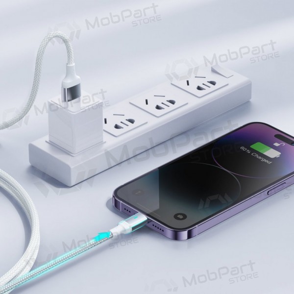USB cabo Joyroom S-UL012A10 USB to Lightning 2.4A 1.2m branco