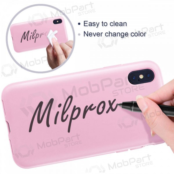 Capa para Apple iPhone 12 - Liquid Silicone 1.5mm (rosa)