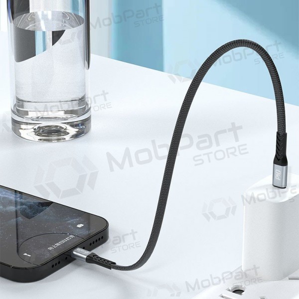 Cabo Lightning Dudao L10P USB-C para Lightning 0.23 m 20 W preto