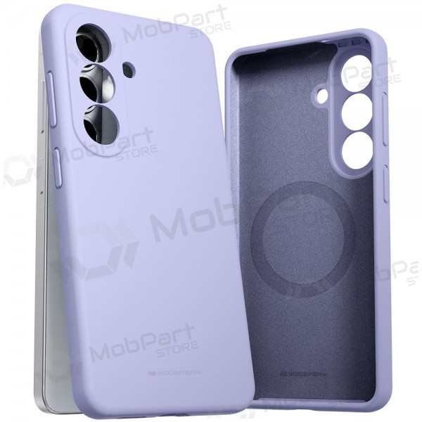 Capa para Samsung Galaxy A37 Mercury -Pure Magsafe Silicon Case- (cinzento lavanda)