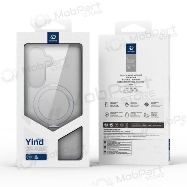 Capa Samsung Galaxy S26+ - Dux Ducis Yind Magnetic Stand (cinzento)