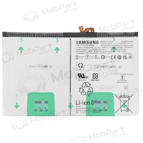 Bateria Samsung Galaxy Tab S10 FE+, Tab S10+ (original)