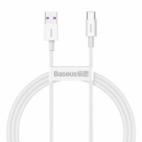 USB cabo Baseus Superior iš USB į Type-C 66W 2.0m branco CATYS-A02
