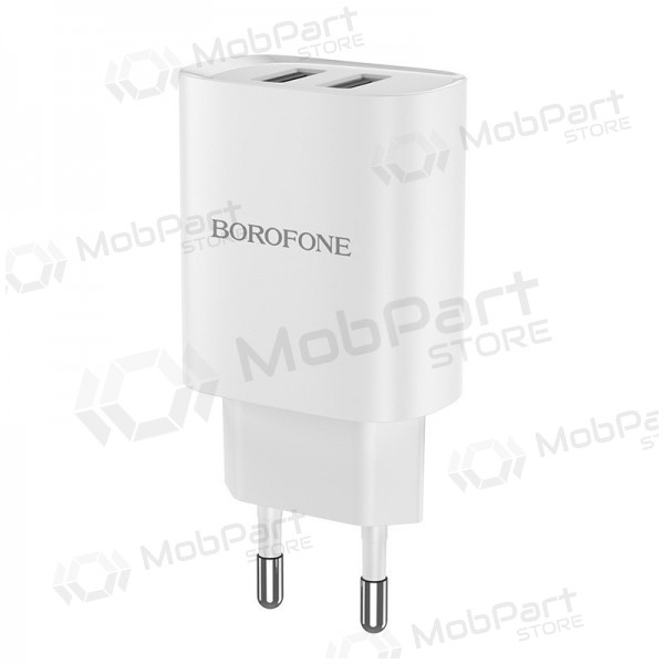 Carregador Borofone BN2 2xUSB 2.1A (branco)