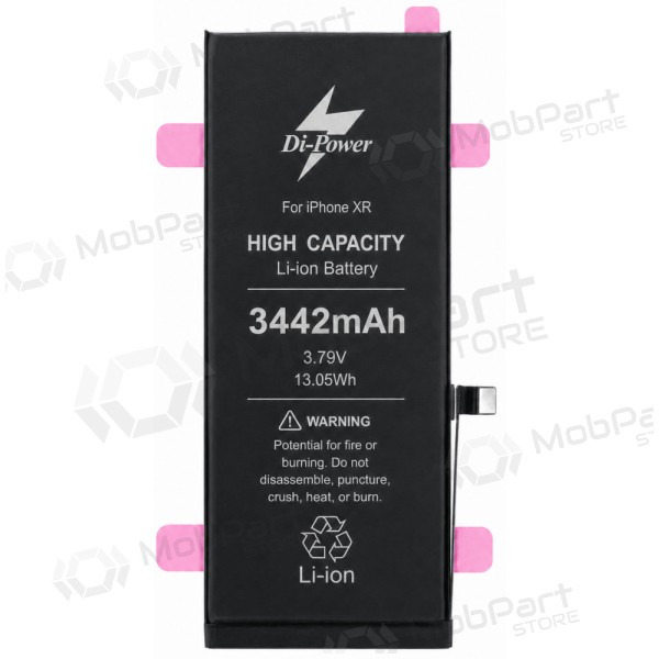 Bateria Apple iPhone XR, acumulador Di-Power 3442 mAh (capacidade aumentada)