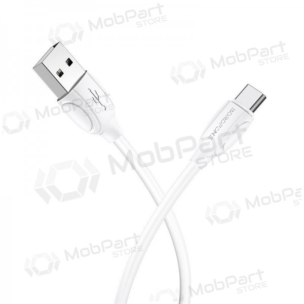 USB cabo Borofone BX19 USB-A to USB-C 1.0m branco
