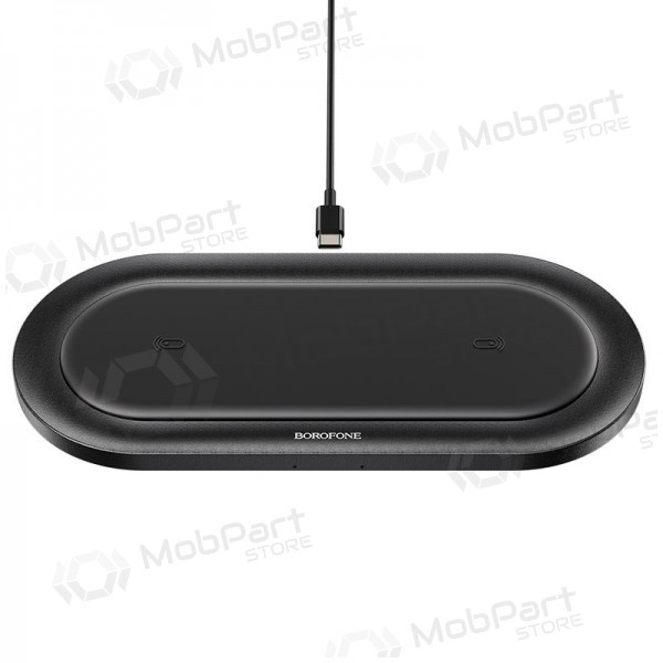 Carregador sem fio Borofone BQ7 Prominent Dual (10W) (preto)