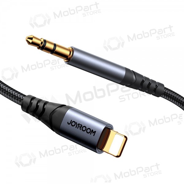Audio cabo Joyroom SY-A06 Lightning to 3,5mm 1.2m preto