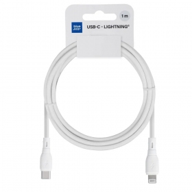 Cabo Lightning Blue Star PJ72-18-3 USB-C para Lightning 1 m branco