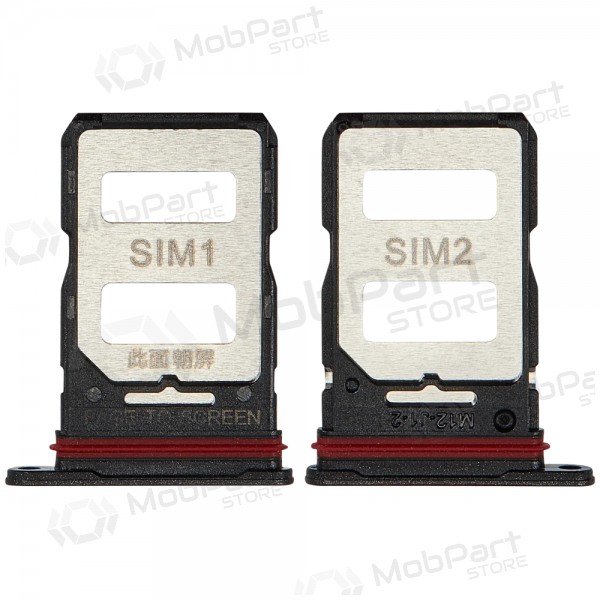Suporte de cartão SIM Xiaomi 13T, 13T Pro (preto)