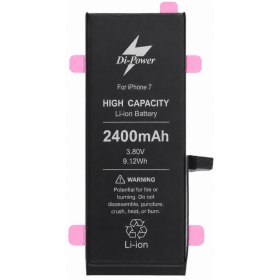 Bateria Apple iPhone 7, acumulador Di-Power 2400 mAh (capacidade aumentada)