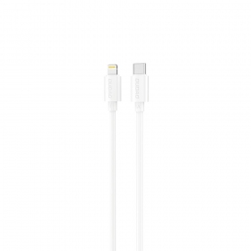 Cabo Lightning Dudao L4X USB-C para Lightning 2 m 30 W branco