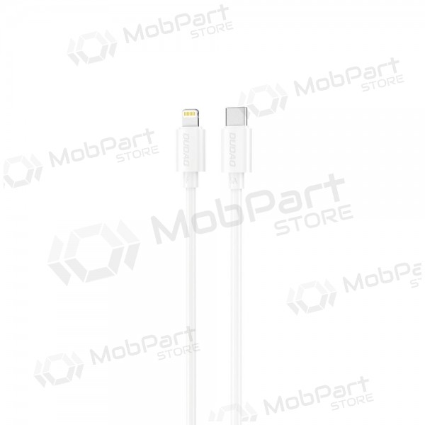 Cabo Lightning Dudao L4X USB-C para Lightning 2 m 30 W branco
