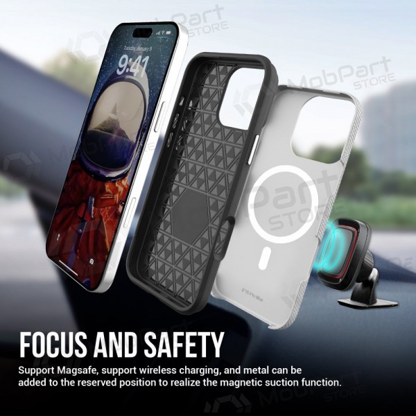 Apple iPhone 15 Pro Max capa „Perfectionists“ (prata)