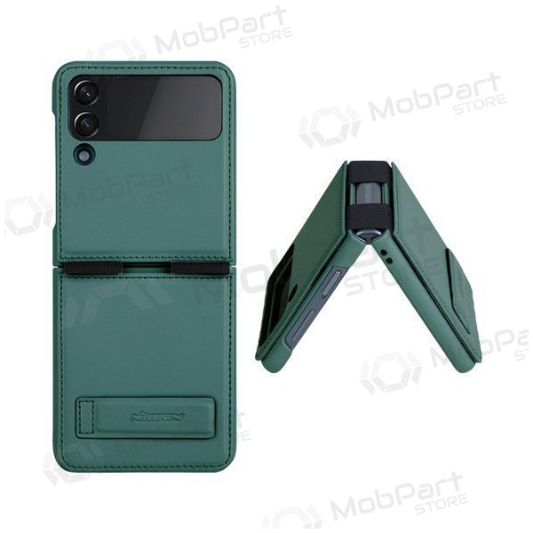 Capa Samsung Galaxy Z Flip4 - Nillkin Leather (verde)