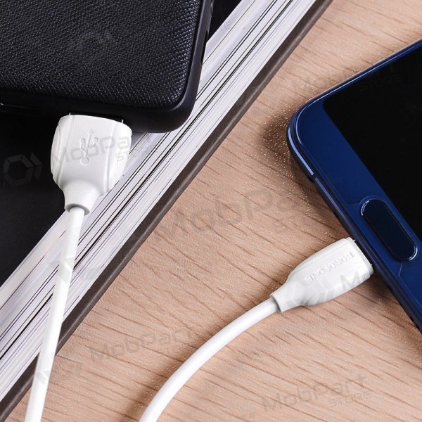 USB cabo Borofone BX19 USB-A to USB-C 1.0m branco