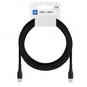 Cabo USB-C Blue Star PJ73-14-3 USB-C para USB-C 2 m 60 W preto
