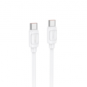 Cabo USB-C Hoco X115 USB-C para USB-C 1 m 240 W branco