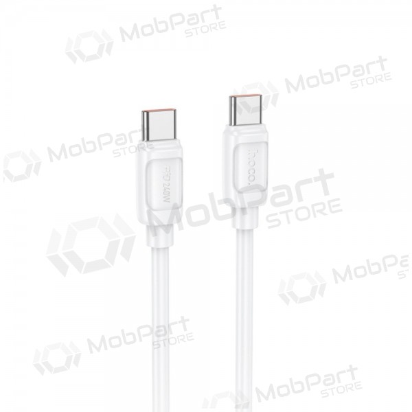 Cabo USB-C Hoco X115 USB-C para USB-C 1 m 240 W branco