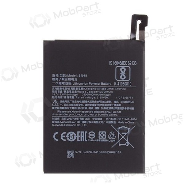 Xiaomi Redmi Note 6 Pro bateria, akumuliatorius (BN48)