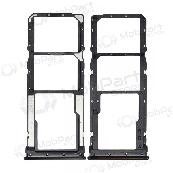 Suporte de cartão SIM Xiaomi Redmi Note 8, Redmi Note 8 2021 (preto)