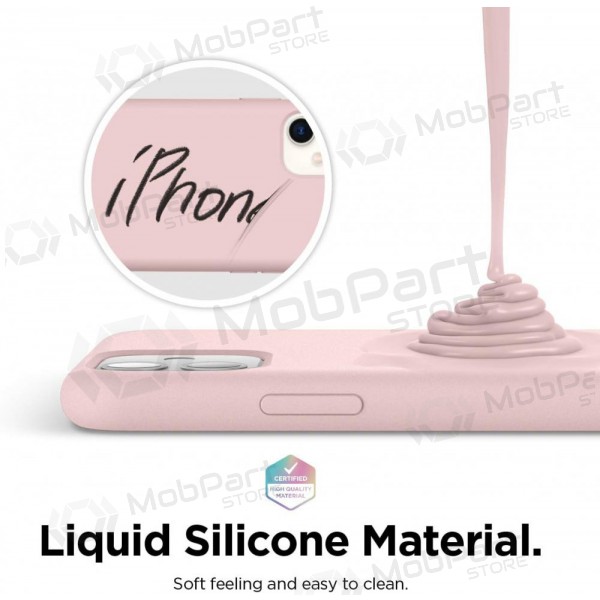 Capa para Apple iPhone 16 - Liquid Silicone - 1.5mm (rosa)