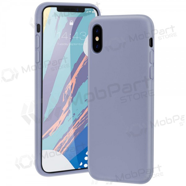 Capa para Apple iPhone 11 Pro Max - Liquid Silicone 2.0mm (cinzento lavanda)