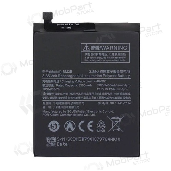 Bateria Xiaomi Redmi Mix 2, Mix 2S, acumulador (BM3B)
