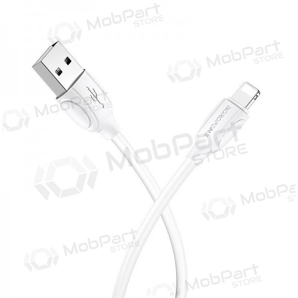 Cabo Lightning Borofone BX19 USB-A para Lightning 1 m branco