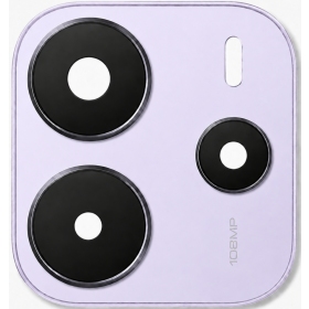 Vidro da câmera com moldura para Xiaomi Redmi Note 14 4G (roxo)