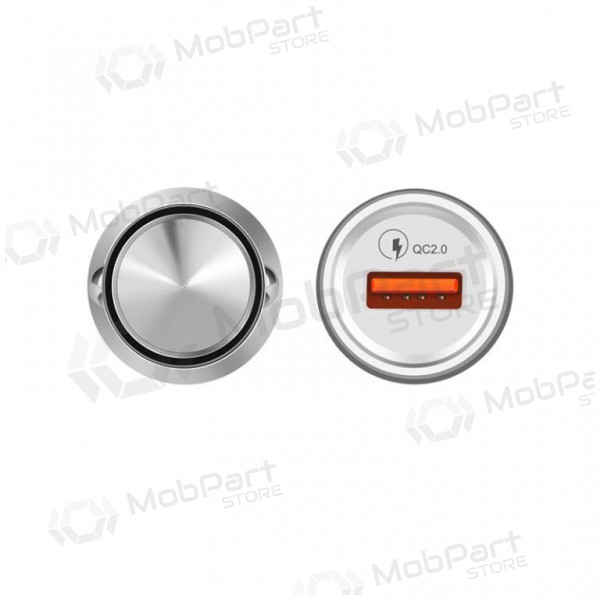 Carregador de carro HOCO Z4 QuickCharge (5V 2.1A) (prata)