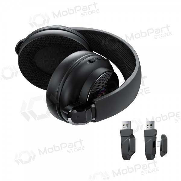 Auscultadores sem fios Acefast H15 Gaming over-ear com microfone USB-C pretos