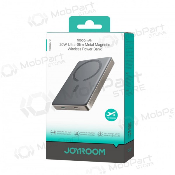 Bateria externa Power Bank Joyroom JR-PBM08 Pro 20W Magnetic Wireless 10000mAh Natural Titanium