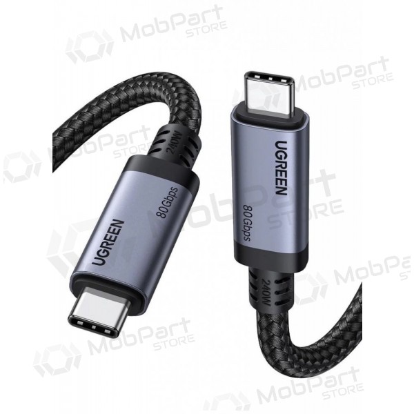 Cabo USB-C Ugreen L706 USB-C para USB-C 1 m 240 W preto