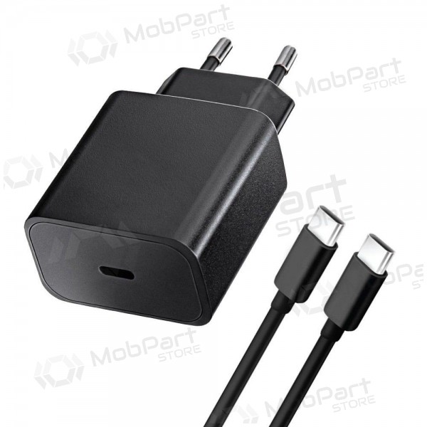 Carregador de telefone Blue Star 20 W USB-C com cabo USB-C preto