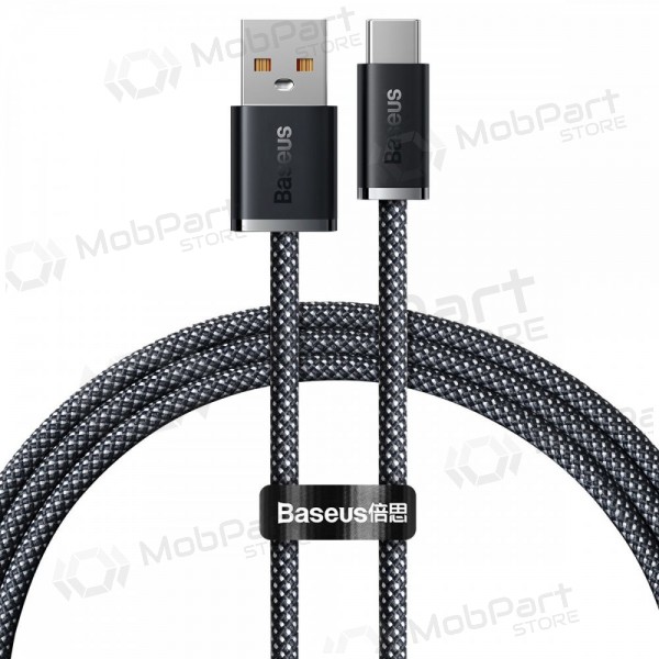 USB cabo Baseus Dynamic 100W USB-A to Type-C 1.0m cinza CALD000616