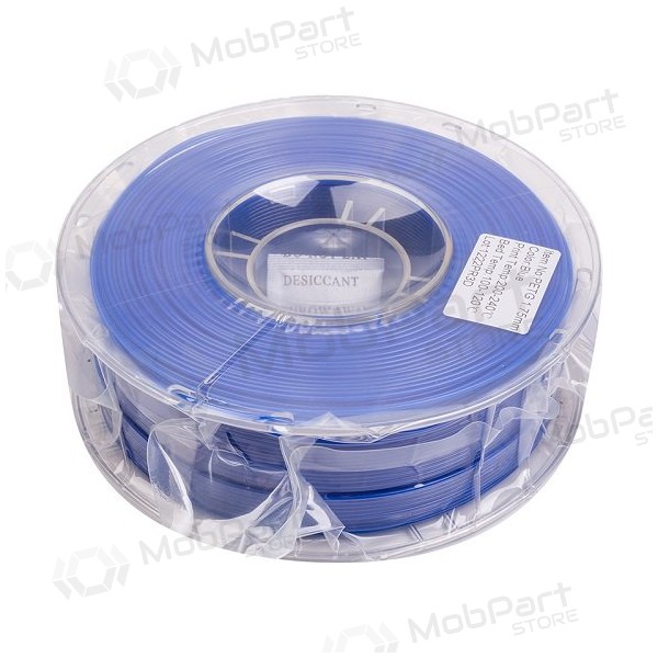3D spausdinimo plastikas PETG, 1.75mm, 1kg, azul